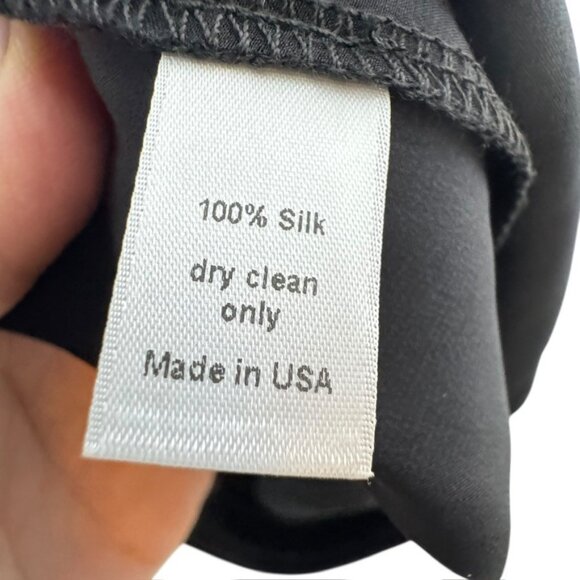 100% Silk Wide Leg Pants  Satin Trousers USA - Picture 5 of 6